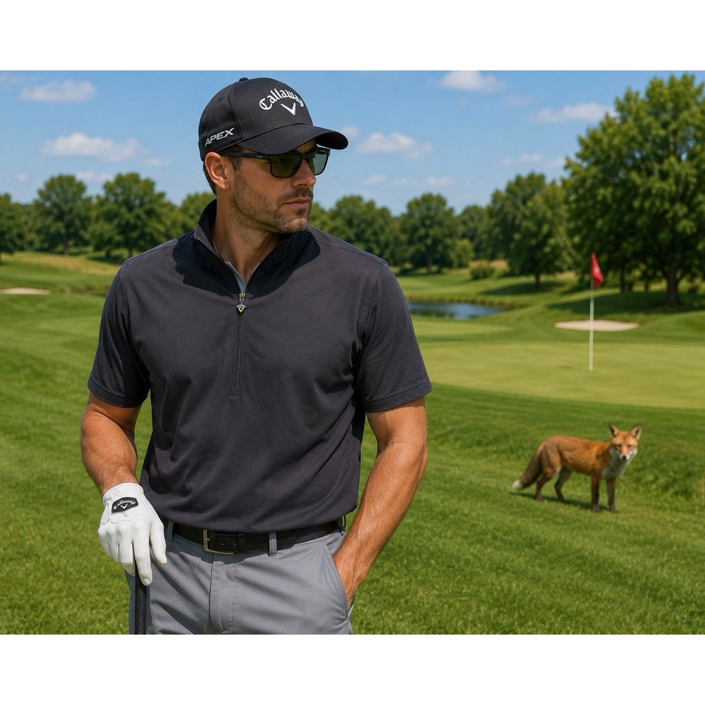 Callaway Golf Sport Outerwear XL Brushed Microfiber Mens Short Sleeve Jacket